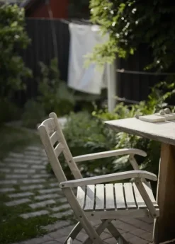 Skagerak Selandia Sæt, 4 armstole og bord 147 fra Fritz Hansen