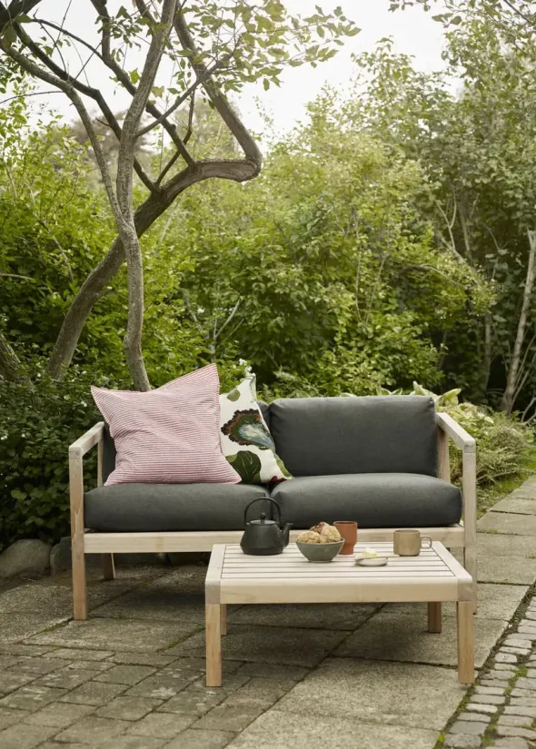 Skagerak Virkelyst 2 pers. Sofa, Charcoal fra Fritz Hansen