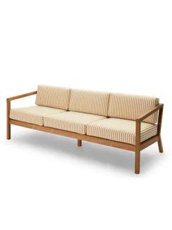 Skagerak Virkelyst 3 pers. Sofa, Golden Yellow Stripe fra Fritz Hansen