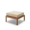 Skagerak Virkelyst Puf, Golden Yellow Stripe fra Fritz Hansen