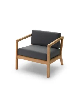 Skagerak Virkelyst Stol, Charcoal fra Fritz Hansen
