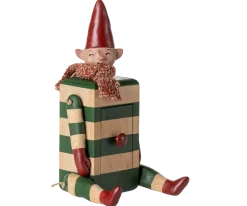 Skuffenisse – Elf with Drawer, grøn fra Maileg
