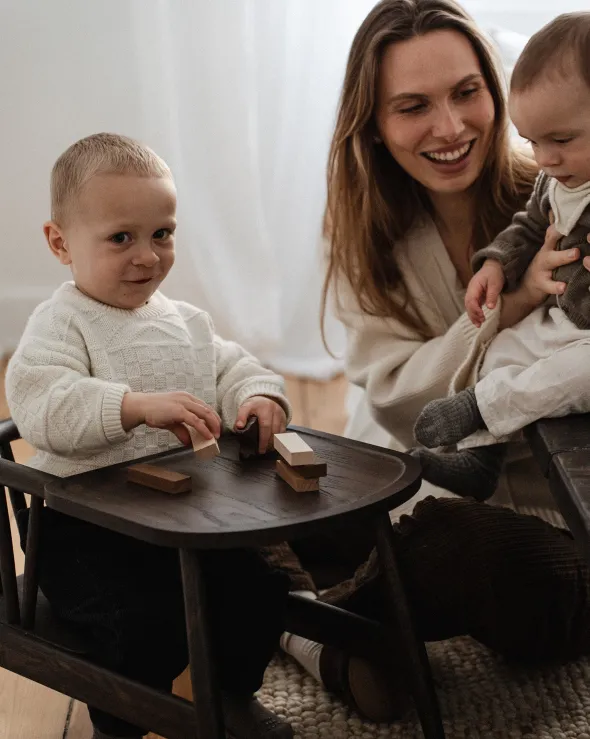 Smilla Toddler Stol, røget eg fra Oaklings