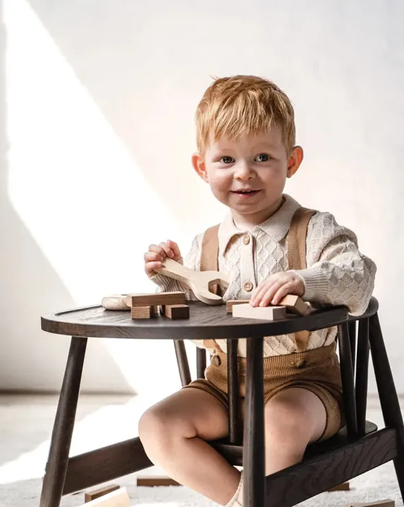 Smilla Toddler Stol, røget eg fra Oaklings