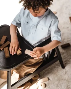 Smilla Toddler Stol, sortlakeret eg fra Oaklings