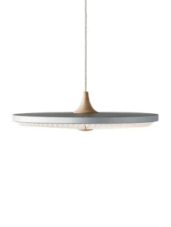 Soleil pendel medium, lys eg, plast skærm fra Le Klint