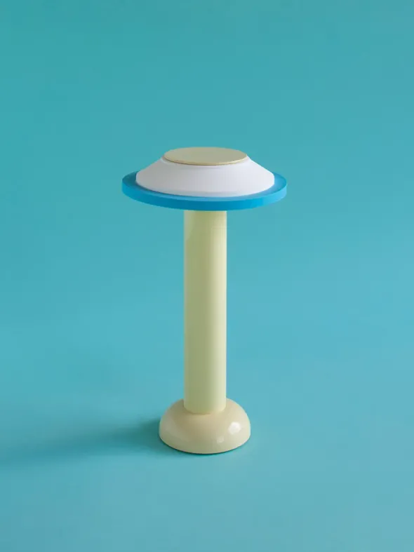 Sowden Light Portable Lamp PL2, yellow/white