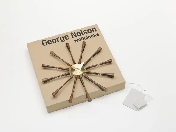 Spindle Clock fra Vitra