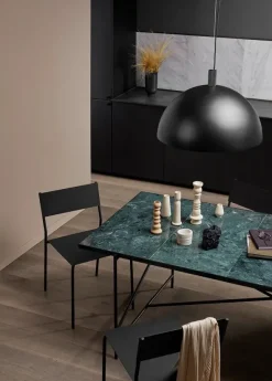 Spisebord 185, grøn marmor fra HANDVÄRK