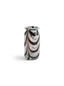 Splash Vase Roll Neck X-Small, coffee and white fra Hay