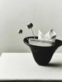 S.R. Vintage Bowl Deco Black fra Louise Roe