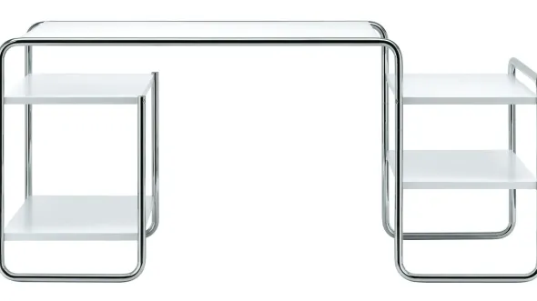 S 285 skrivebord, krom fra Thonet