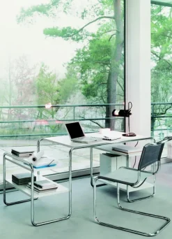 S 285 skrivebord, krom fra Thonet