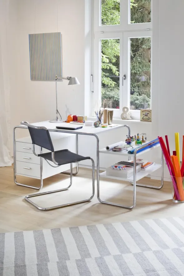 S 285 skrivebord, krom fra Thonet