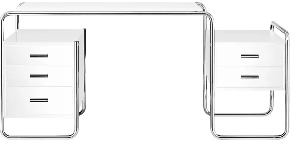 S 285 skrivebord, krom fra Thonet