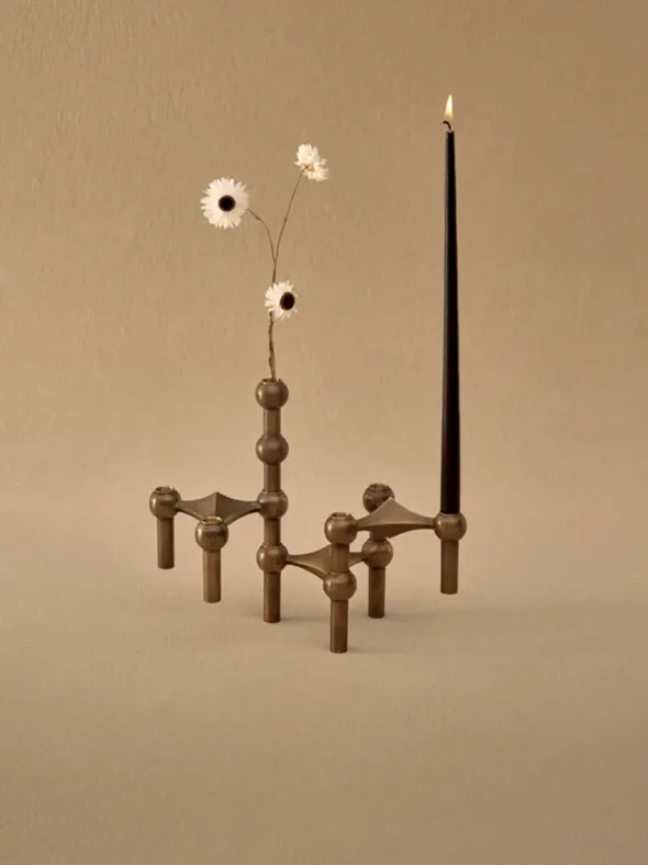 STOFF Nagel Vase, bruneret messing fra STOFF Nagel