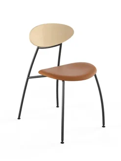 Stone stol, cognac læder fra Naver Collection