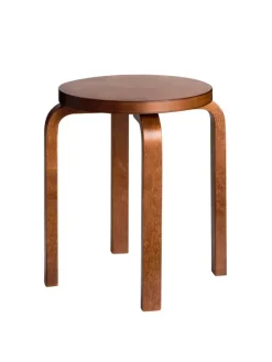Stool E60, walnut stained fra Artek