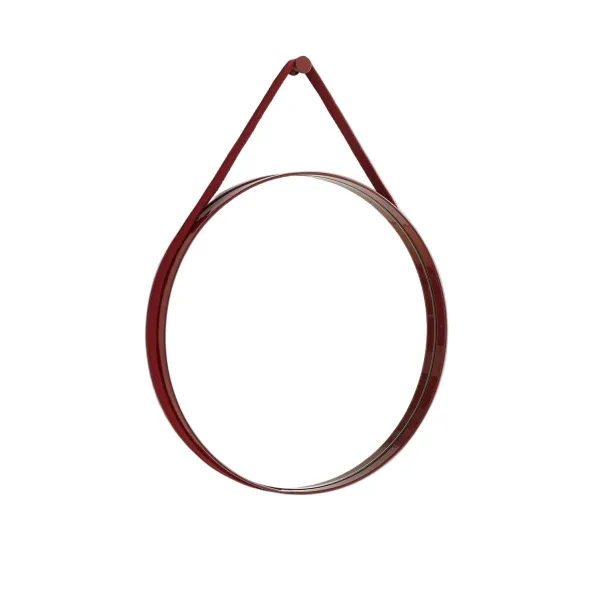 Strap Mirror No 2 Ø50 Red - Spejl fra Hay