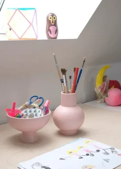 Strøm Skål, coral blush fra raawii