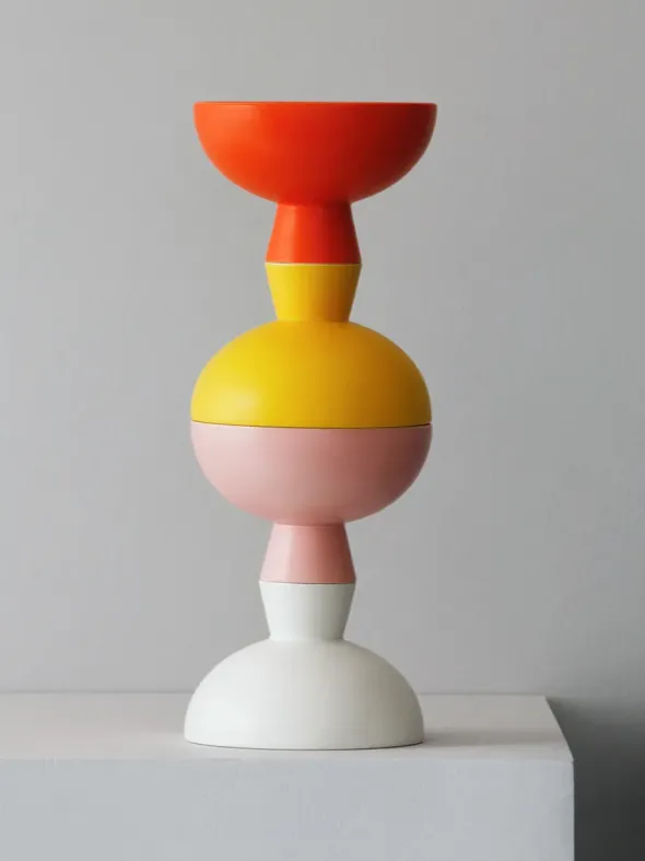 Strøm Skål, coral blush fra raawii