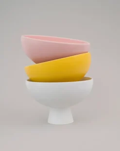 Strøm Skål, coral blush fra raawii