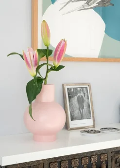 Strøm Vase, coral blush fra raawii