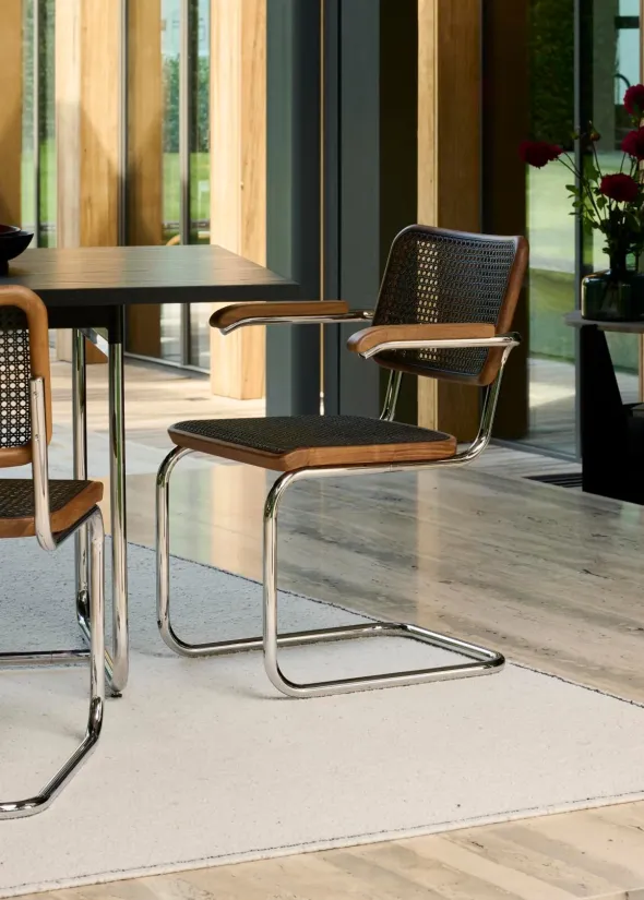 S 64 V Spisebordsstol, Drak Melange fra Thonet