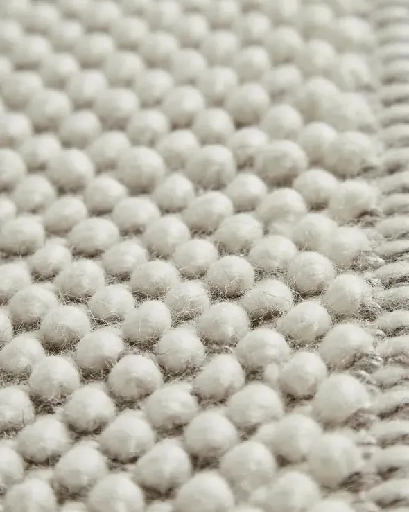 Tact Rug, off white fra Woud