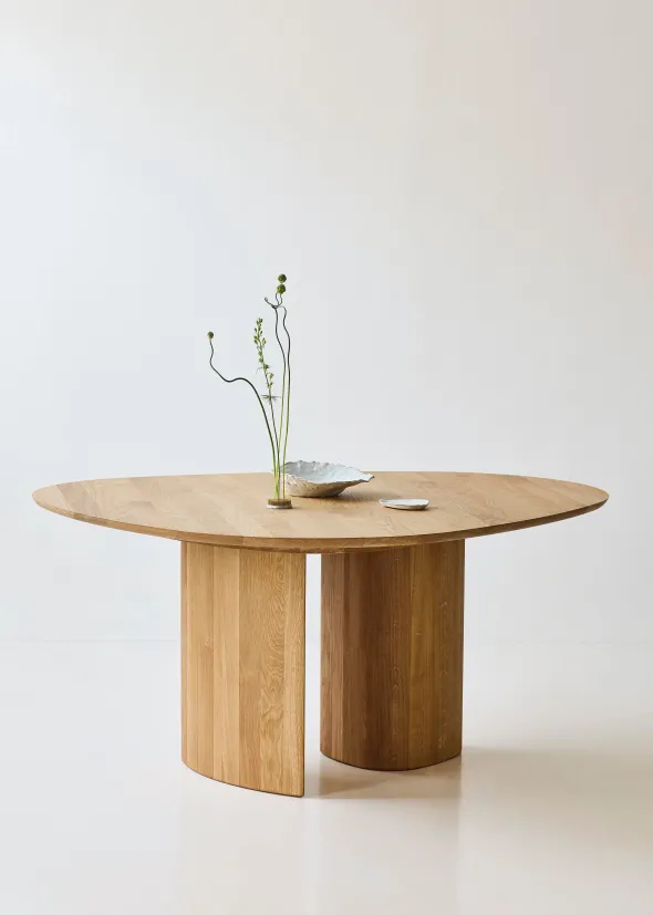 Tangent spisebord, rund Ø136 fra DK3