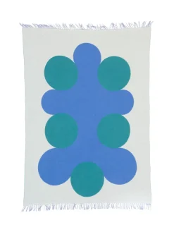 Teenagers from Mars Plaid, white/blue/leaf fra raawii