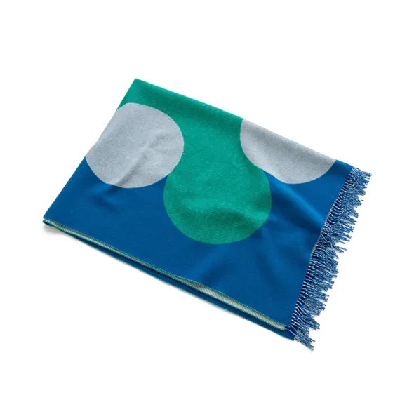 Teenagers from Mars Plaid, white/blue/leaf fra raawii