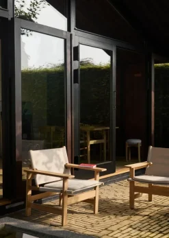 The Canvas Chair udendørs loungestol af Børge Mogensen