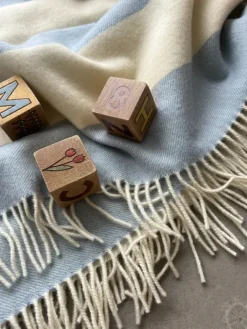 The Sweater Junior Plaid, blue fra Silkeborg Uldspinderi