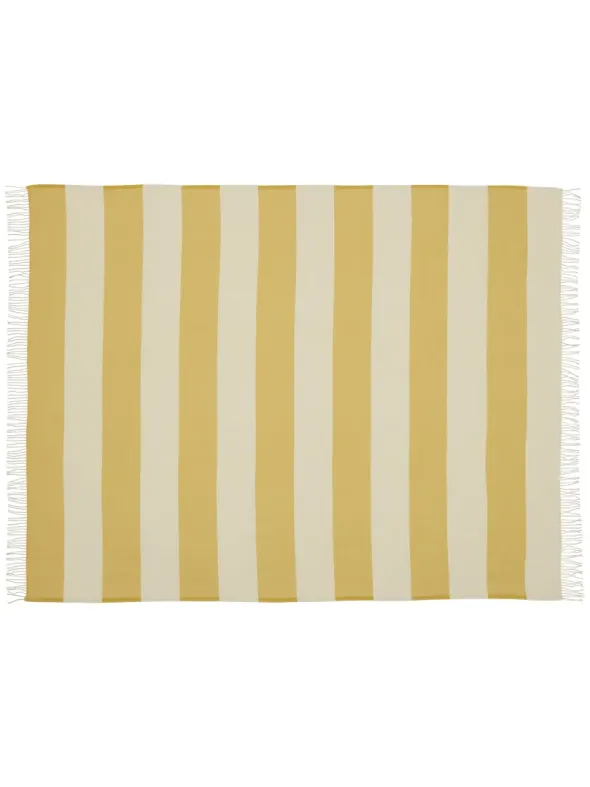 The Sweater Plaid, golden yellow fra Silkeborg Uldspinderi