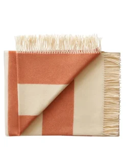 The Sweater Plaid, orange fra Silkeborg Uldspinderi