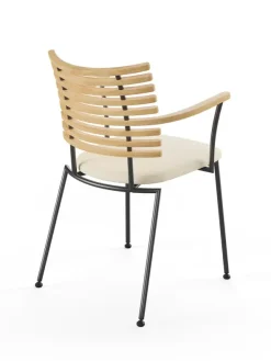 Tiger Armstol, creme læder fra Naver Collection