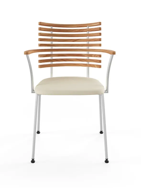 Tiger Armstol, creme læder fra Naver Collection
