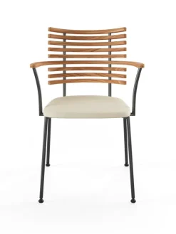 Tiger Armstol, creme læder fra Naver Collection