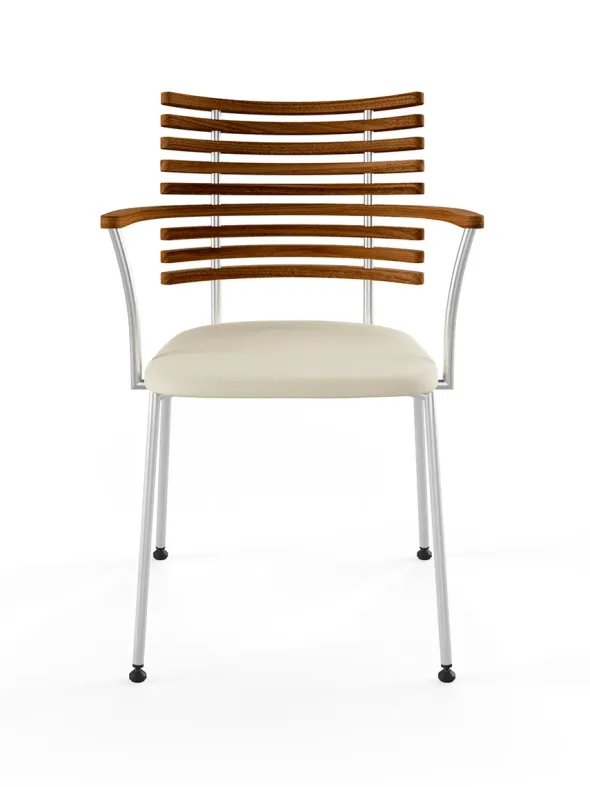 Tiger Armstol, creme læder fra Naver Collection
