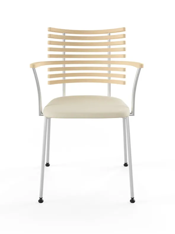 Tiger Armstol, creme læder fra Naver Collection