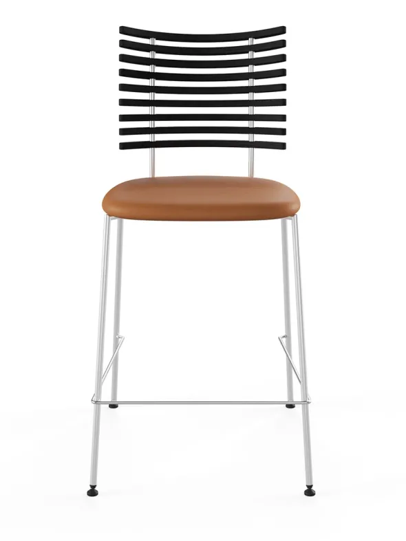 Tiger Barstol, cognac læder fra Naver Collection