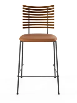 Tiger Barstol, cognac læder fra Naver Collection