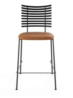 Tiger Barstol, cognac læder fra Naver Collection