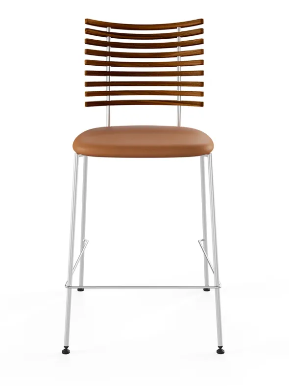 Tiger Barstol, cognac læder fra Naver Collection