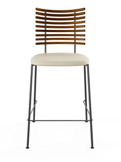 Tiger Barstol, creme læder fra Naver Collection