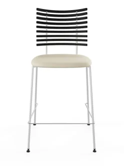 Tiger Barstol, creme læder fra Naver Collection