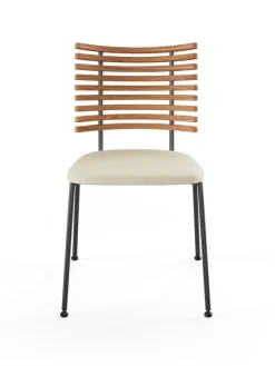 Tiger Stol, creme læder fra Naver Collection