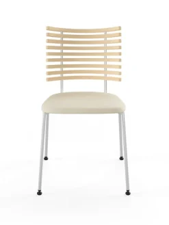 Tiger Stol, creme læder fra Naver Collection