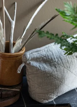 Toilettaske quiltet, linen fra Ib Laursen